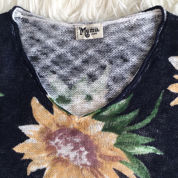 Show Me Your Mumu Overtop Sweater- in Sunflower Dreams Knit - Picture 8 of 16